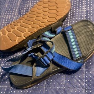 Chaco Blue and Black Sandals. *MAKE AN OFFER. MUST SELL!!*